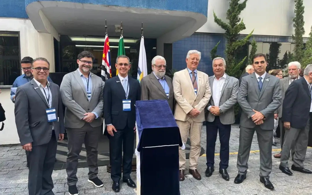Lançamento da pedra fundamental da construção da nova sede da AMB